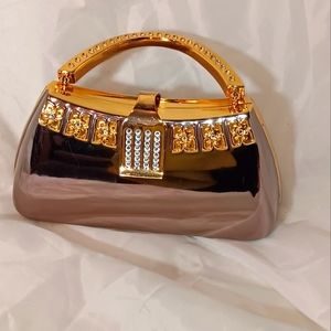 Timeless metal hand bag Bling Bling
